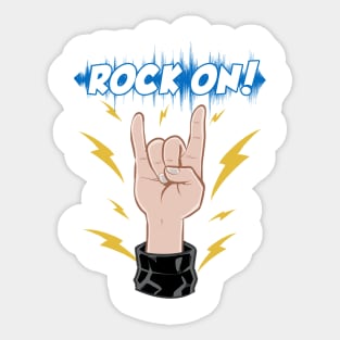 Rock On Sticker